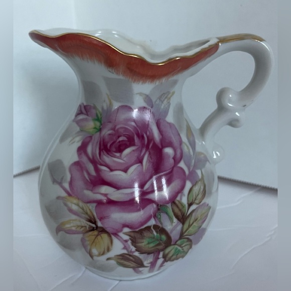 Norcrest Art Norcrest Fine China Miniature Pink Rose Floral 5 2